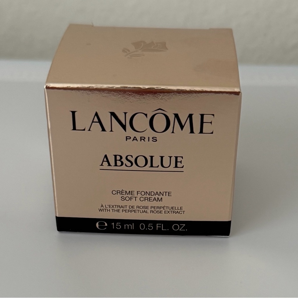 Lancome Absolue Soft Cream With Grand Rose Extracts 15ml 0.5oz Boxed - NWT